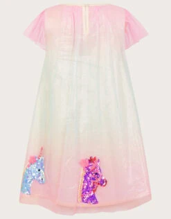 MONSOON Disco Unicorn Trapeze Dress Blue -Amour Fashion 03 51319502 3