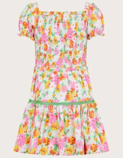 MONSOON Ditsy Shirred Dress Green -Amour Fashion 03 51324000 3