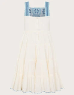 MONSOON Crochet Maxi Dress Ivory -Amour Fashion 03 51328626 3