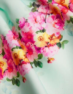 MONSOON Baby Floral Border Print Scuba Dress Green -Amour Fashion 03 51505709 4