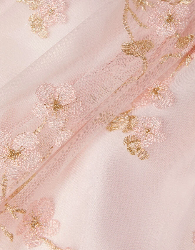 Baby Blossom Flower Lace Dress Pink 5 Baby Blossom Flower Lace Dress Pink - Image 3