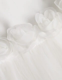 MONSOON Baby Rosanna 3D Christening Dress Ivory -Amour Fashion 03 51511326 4