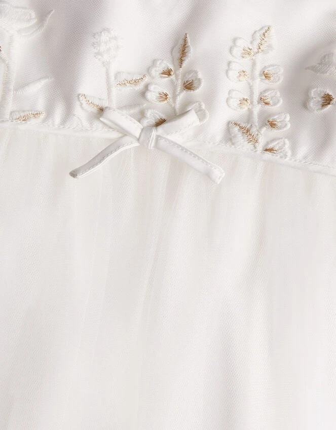 MONSOON Baby Lilly Embroidered Meadow Maxi Dress Ivory 5 MONSOON Baby Lilly Embroidered Meadow Maxi Dress Ivory - Image 3