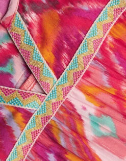 MONSOON MINI ME Ikat Paisley Print Dress In LENZING™ ECOVERO Multi -Amour Fashion 03 51624529 4