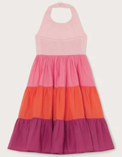 MONSOON Colour Block Halter Neck Dress Pink -Amour Fashion 03 51628512 3