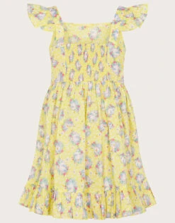 MONSOON Unicorn Frill Dress Yellow -Amour Fashion 03 51631958 3
