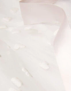 MONSOON Heart Print Puff Organza Dress Ivory -Amour Fashion 03 51803926 4