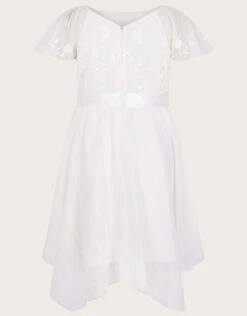 MONSOON Amelia Embroidered Tulle Dress Ivory -Amour Fashion 03 51806726 3