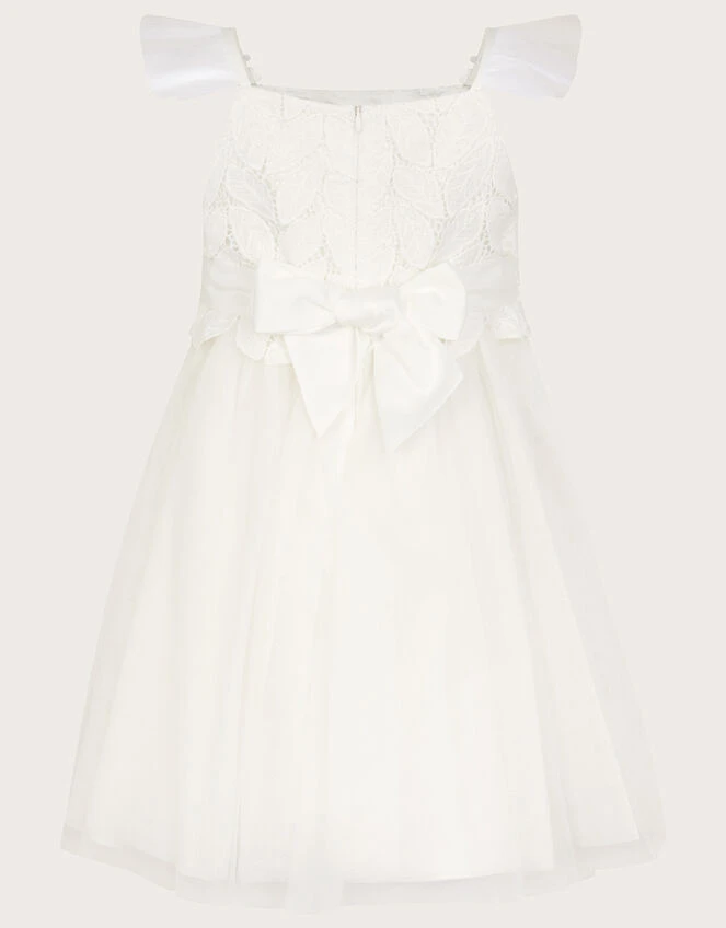 MONSOON Ophelia Lace Tulle Dress Ivory 5 MONSOON Ophelia Lace Tulle Dress Ivory - Image 3