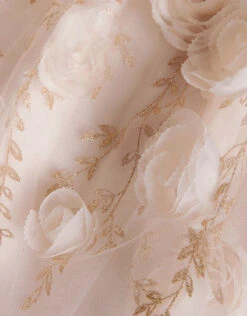 MONSOON Ella 3D Roses Dress Gold -Amour Fashion 03 51811632 4