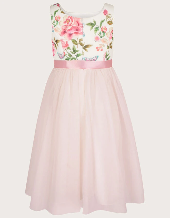 MONSOON Artisan Rose Scuba Dress Ivory 4 MONSOON Artisan Rose Scuba Dress Ivory - Image 2