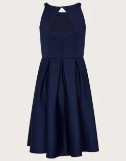 MONSOON Scuba Racerback Prom Dress Blue -Amour Fashion 03 51823306 3