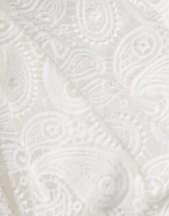 MONSOON Guipure Lace Square Neck Dress Ivory -Amour Fashion 03 51827326 4