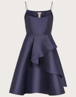 MONSOON Structured Asymmetric Prom Dress Blue -Amour Fashion 03 51828106 3