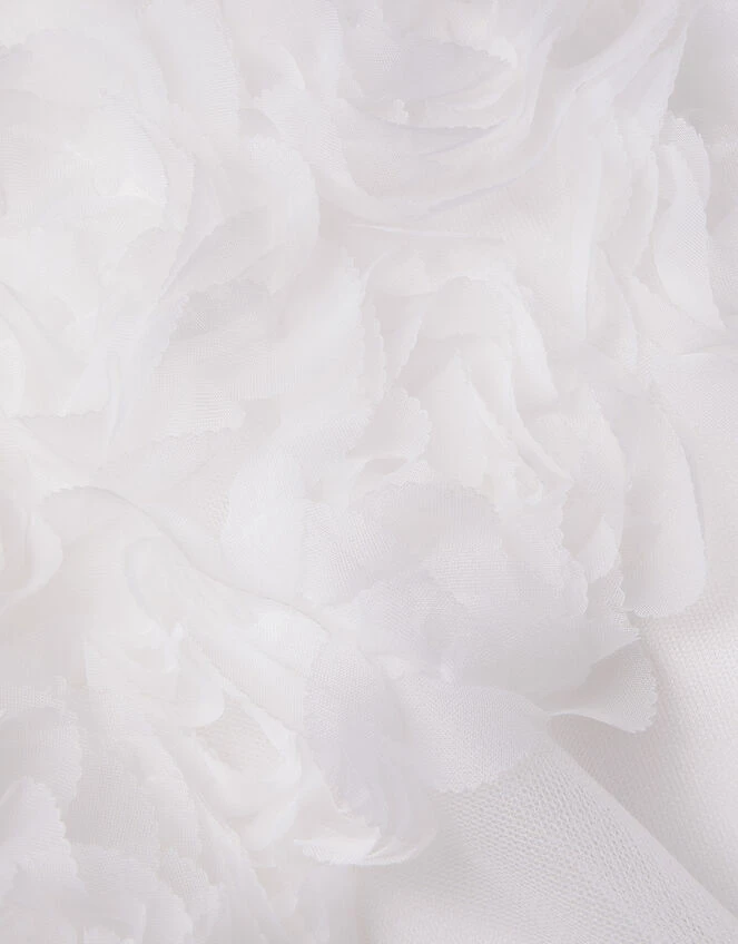 MONSOON Odette Blossom 3D Dress Ivory 4 MONSOON Odette Blossom 3D Dress Ivory - Image 3