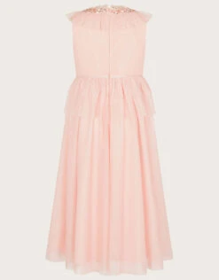 MONSOON Land Of Wonder Ruffle Maxi Dress Pink -Amour Fashion 03 51832611 3