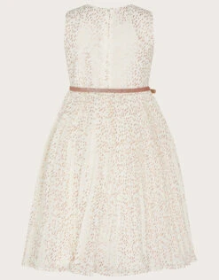 MONSOON Marylin Pleated Dress Ivory -Amour Fashion 03 51835526 3