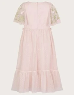 MONSOON Avalyn Flutter Sleeve Dress Pink -Amour Fashion 03 51836712 3