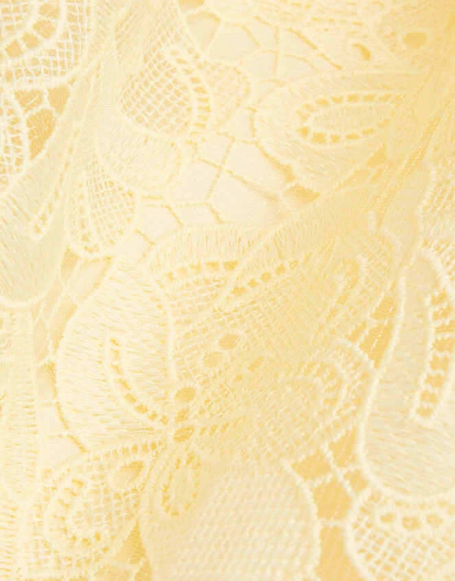 MONSOON Baby Lace Dress Yellow 5 MONSOON Baby Lace Dress Yellow - Image 3