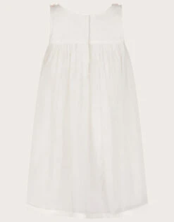 MONSOON Baby Fiona 3D Flower Swing Dress Ivory -Amour Fashion 03 61301326 3