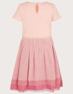 MONSOON Disco Butterfly High Low Dress Nude -Amour Fashion 03 61400137 3