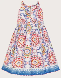 MONSOON Heritage Tile Crochet Detail Dress Ivory -Amour Fashion 03 61401426 3