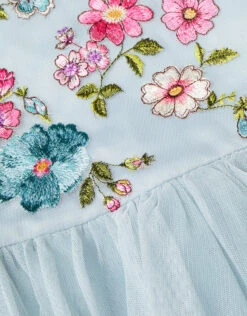 MONSOON Emzy Embroidered Cape Sleeve Dress Green -Amour Fashion 03 61501807 4