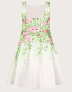 MONSOON Botanical Print Rose Duchess Dress Ivory -Amour Fashion 03 61503626 3
