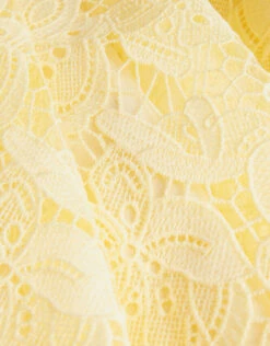 MONSOON Lace One Shoulder Dress Yellow -Amour Fashion 03 61503756 4