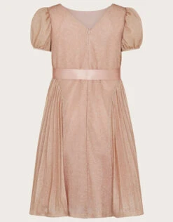 MONSOON Gilded Rose Pleated Party Dress Pink -Amour Fashion 03 61508012 3