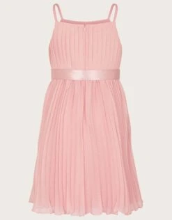 MONSOON Penelope Pleated Chiffon Dress Pink -Amour Fashion 03 61518012 3