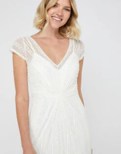 MONSOON Nora Embellished Fishtail Bridal Dress Ivory -Amour Fashion 03 84012546 3 highres