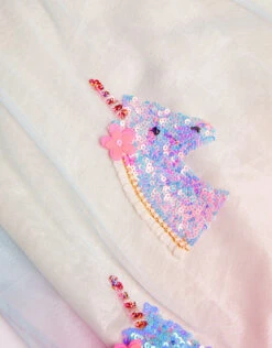 MONSOON Disco Unicorn Trapeze Dress Blue -Amour Fashion 04 51319502 4