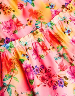 MONSOON Tropical Ombre Halter Maxi Dress Pink -Amour Fashion 04 51324512 4