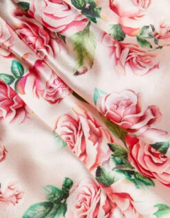 MONSOON Baby Rose Print Satin Dress Pink -Amour Fashion 04 51504412 4