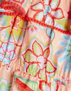 MONSOON Floral Print Hanky Hem Dress Orange -Amour Fashion 04 51630010 4