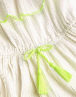 MONSOON Neon Trim Beach Dress Ivory 7 MONSOON Neon Trim Beach Dress Ivory -Amour Fashion 04 51630226 4