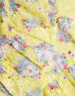 MONSOON Unicorn Frill Dress Yellow -Amour Fashion 04 51631958 4