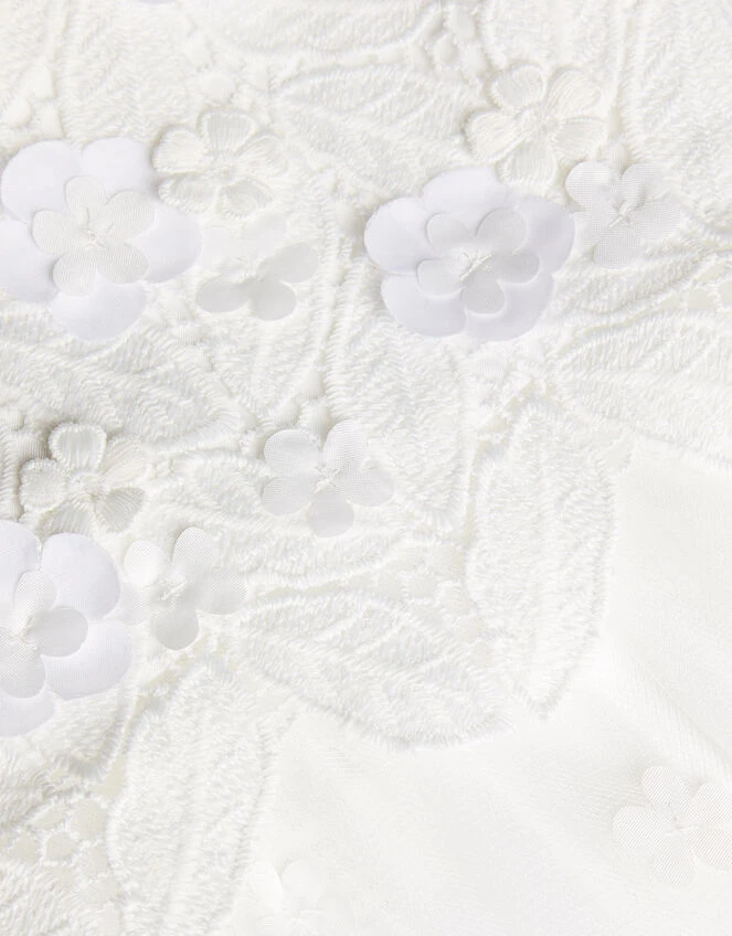 MONSOON Ophelia Lace Tulle Dress Ivory 6 MONSOON Ophelia Lace Tulle Dress Ivory - Image 4