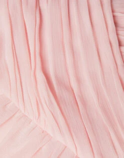 MONSOON Cold-Shoulder Wrap Dress In Recycled Polyester Pink -Amour Fashion 04 51829412 4