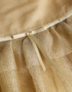 MONSOON Land Of Wonder Alexandra Mesh Ruffle Maxi Dress Gold -Amour Fashion 04 51832532 4