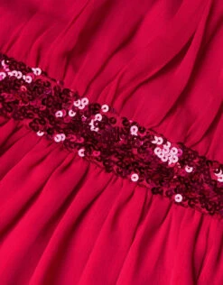 MONSOON Hayley Halter Neck Prom Dress Red -Amour Fashion 04 51836514 4