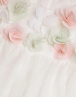 MONSOON Baby Fiona 3D Flower Swing Dress Ivory -Amour Fashion 04 61301326 4