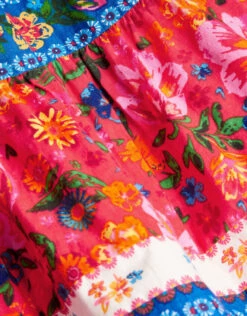 MONSOON Heritage Floral Mixed Print Dress Red 7 MONSOON Heritage Floral Mixed Print Dress Red -Amour Fashion 04 61401114 4