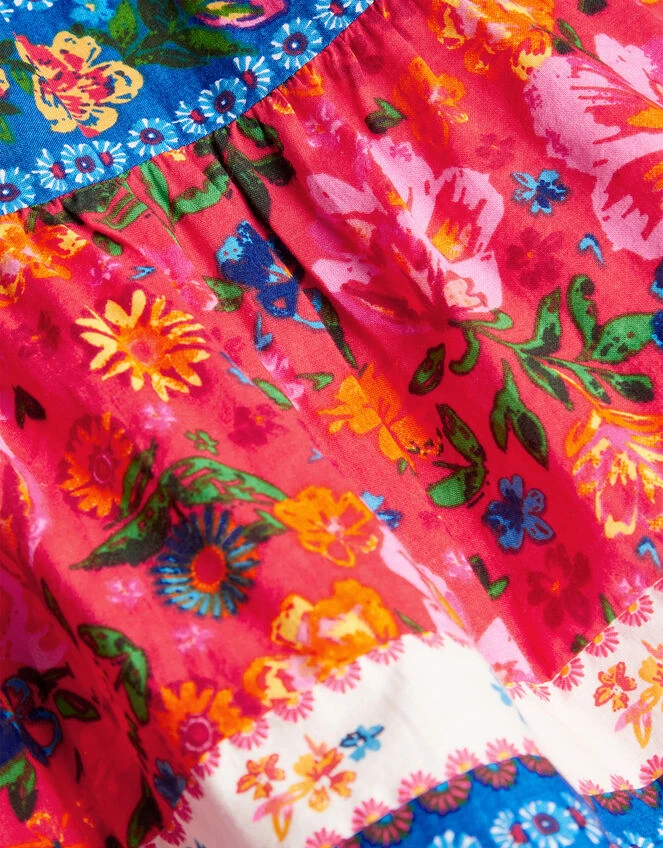 MONSOON Heritage Floral Mixed Print Dress Red 5 MONSOON Heritage Floral Mixed Print Dress Red - Image 3