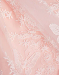 MONSOON May Butterfly Lace Border Dress Pink -Amour Fashion 04 61502611 4