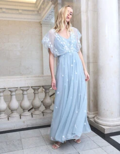 MONSOON Sophie Embroidered Maxi Dress In Recycled Polyester Green -Amour Fashion 05 54080927 6