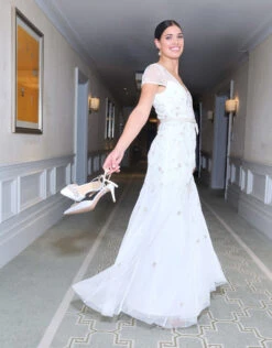 MONSOON Michelle Embroidered Maxi Dress Ivory -Amour Fashion 05 54081846 6