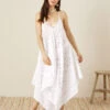 MONSOON Miquel Broderie Hanky Hem Dress White -Amour Fashion 21 14228513 1