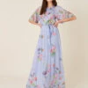 MONSOON Esmee Floral Maxi Dress Blue -Amour Fashion 21 14871402 1